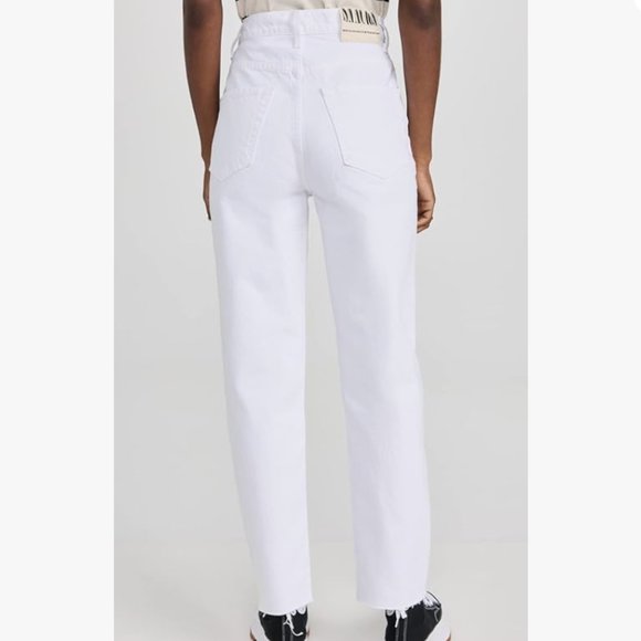 Mother SNACKS! High Waisted Double Stack Hover Fray Size 28 NWT - Picture 4 of 13